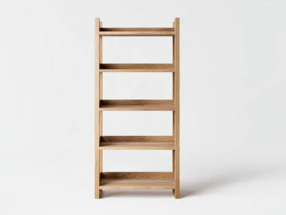 Libreria in rovere 70x30x173 cm - colore rovere naturale - design moderno-Houseota