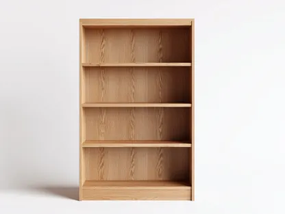 Libreria in legno 80x30x170 cm - rovere chiaro - per soggiorno-Houseota