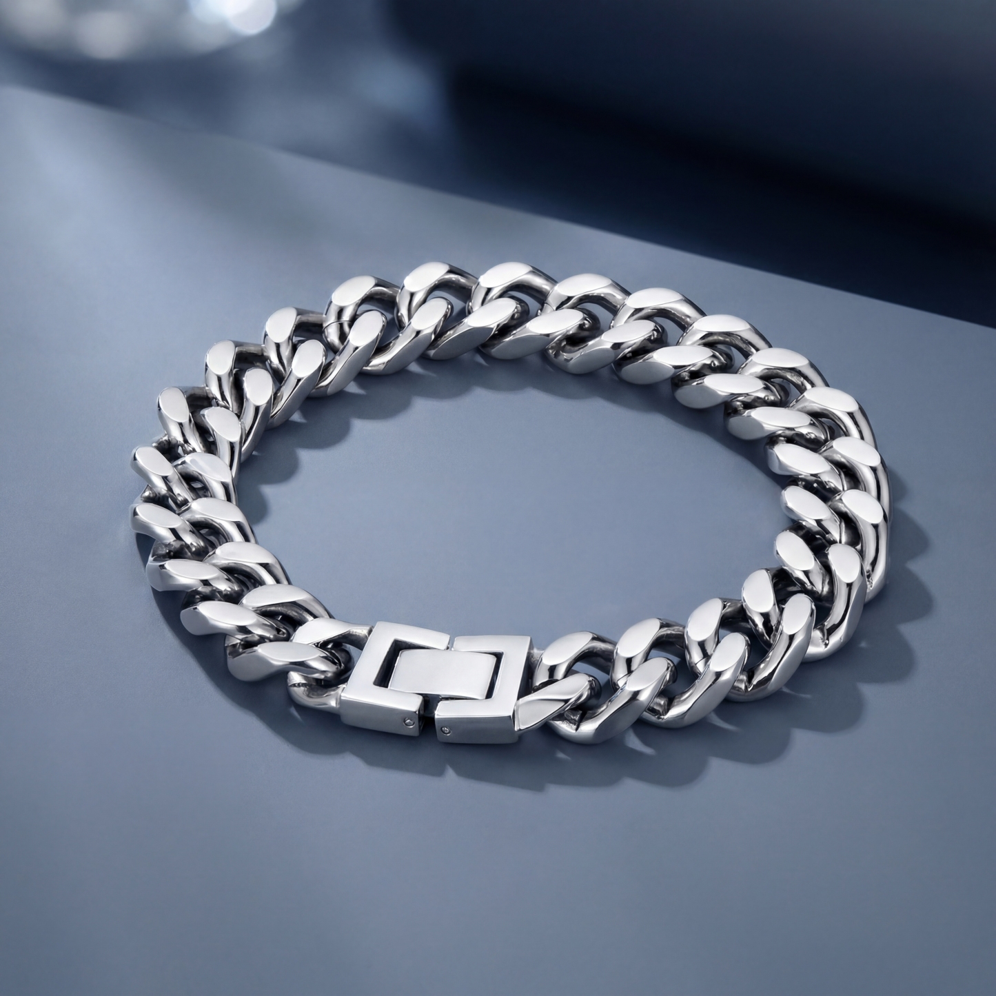 Men’s Cuban Chain Bracelet 11mm | Stainless Steel Heavy Bracelet