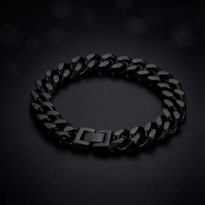Men’s Cuban Chain Bracelet 11mm | Stainless Steel Heavy Bracelet
