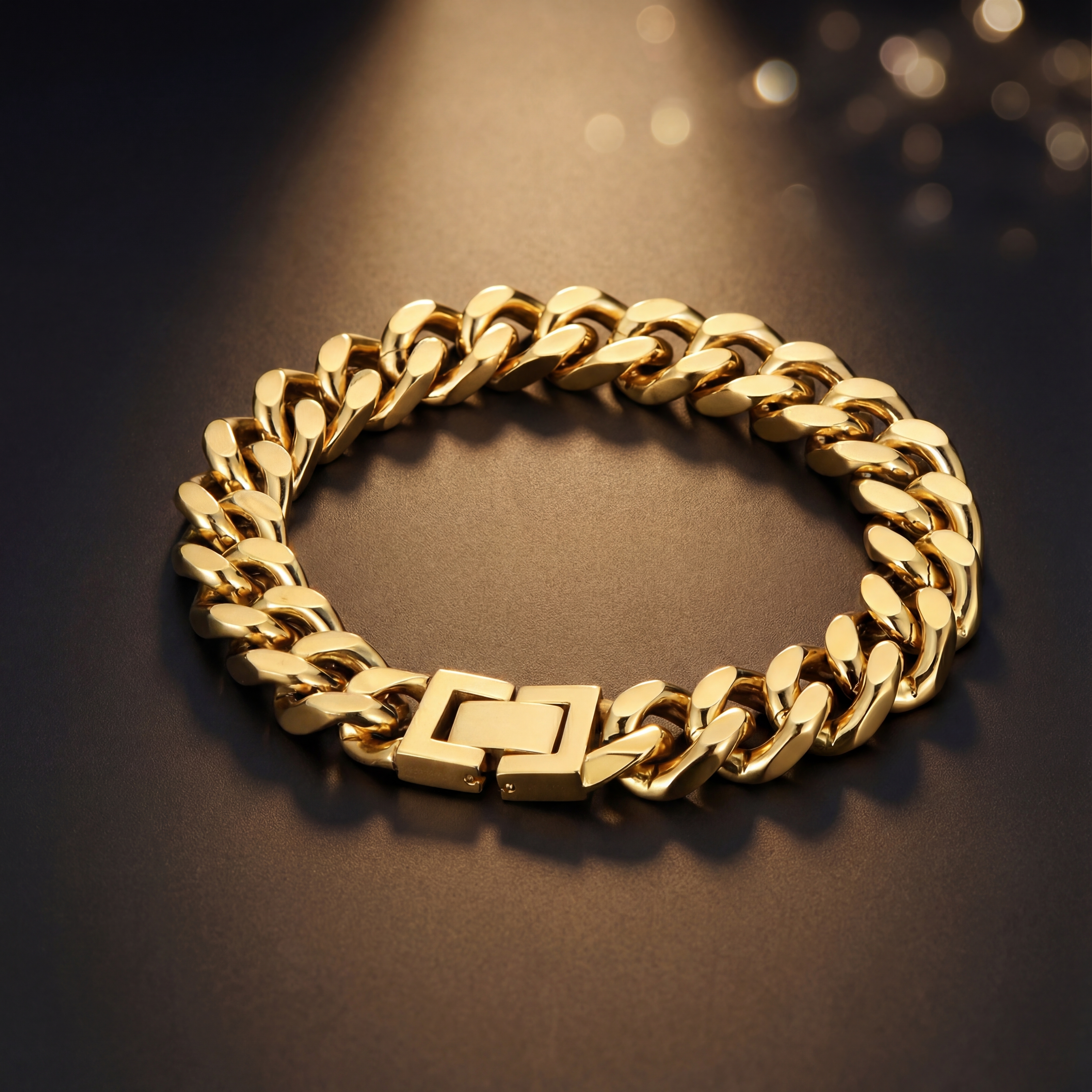 Men’s Cuban Chain Bracelet 11mm | Stainless Steel Heavy Bracelet