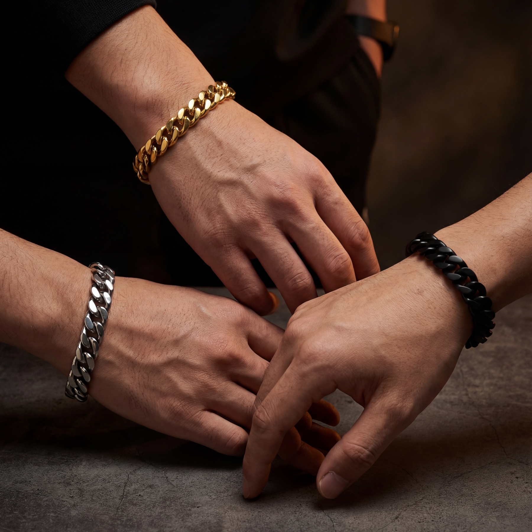 Men’s Cuban Chain Bracelet – 11mm Stainless Steel, Heavy & Minimalist，Bold Cuban Chain Bracelet for Men | Clean Street Style