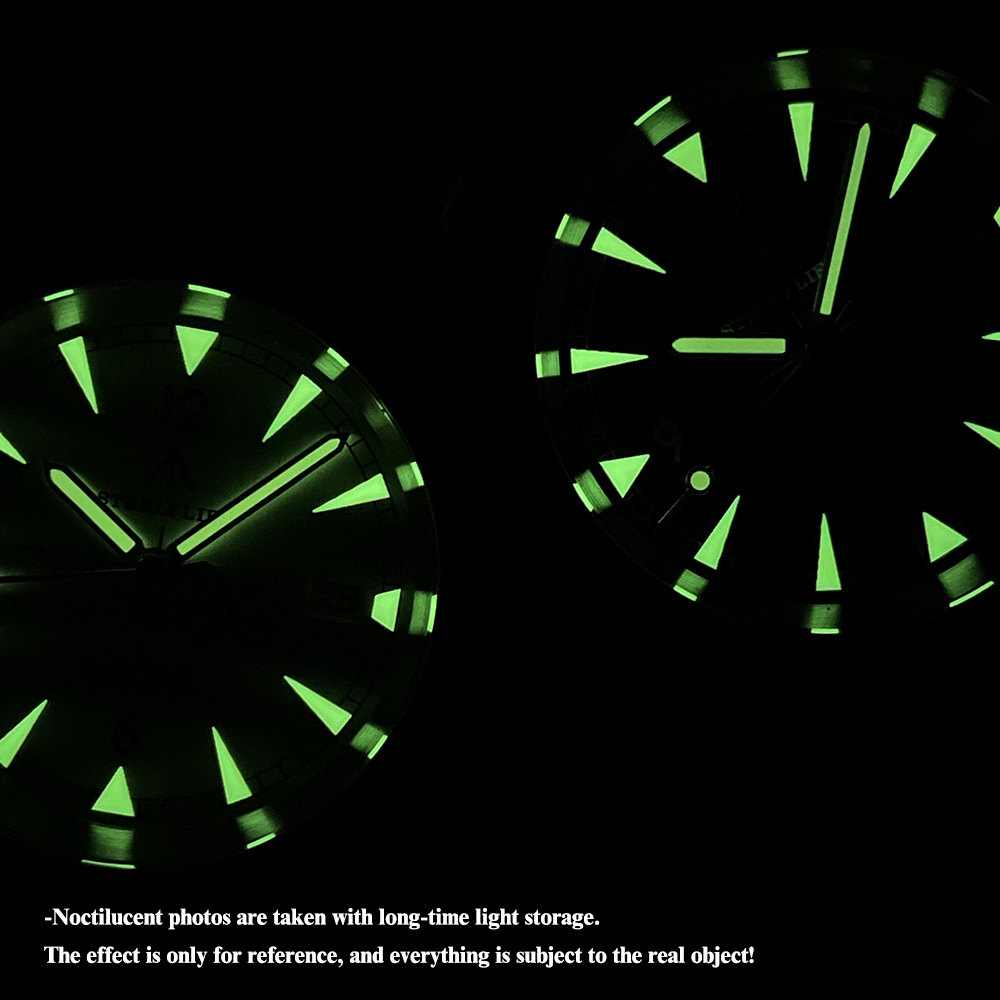 STEELFLIER SF751-HH Luxury Fashion Mechanical Watch NH35 Movement Super Luminous Dive Watch 20Bar Waterproof Men's Classic Wristwatch