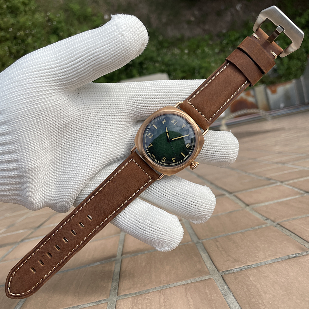 STEELFLIER SF760S Luxury Bronze Mechanical Watch NH35 Movt Sapphire Crystal Swiss Luminous 20Bar Waterproof Men Wristwatch