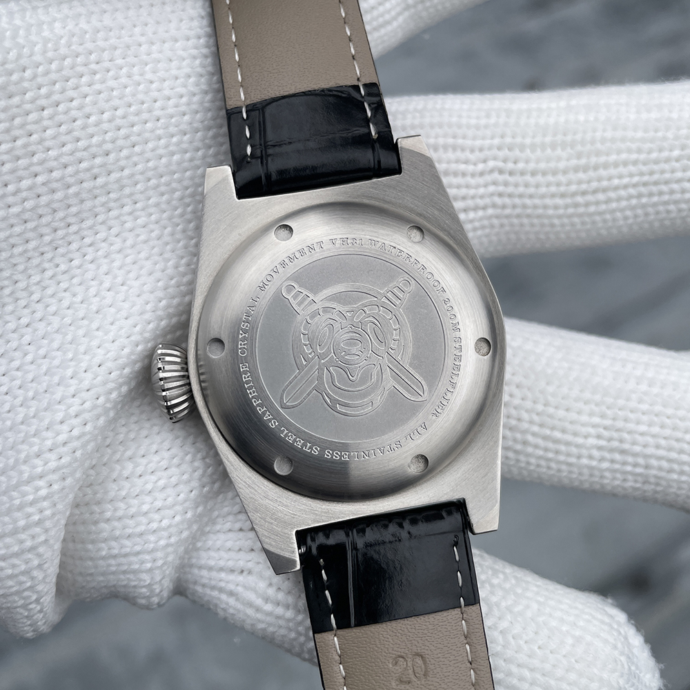 STEELFLIER Official SF744T Men Quartz Watch VH31 Mute Movement 200M Waterproof Super Luminous Business Fashion Watches For Male