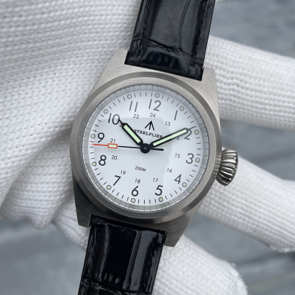 STEELFLIER Official SF744T Men Quartz Watch VH31 Mute Movement 200M Waterproof Super Luminous Business Fashion Watches For Male