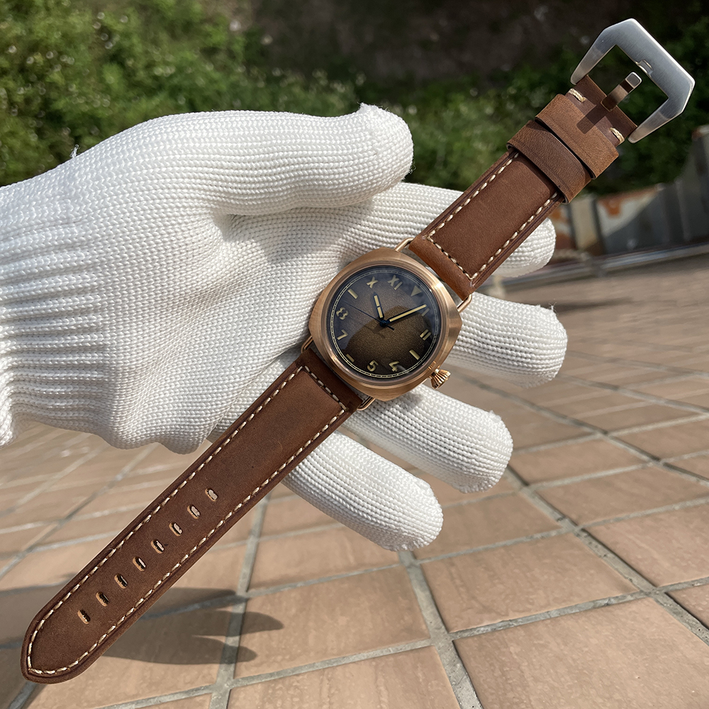 STEELFLIER SF760S Luxury Bronze Mechanical Watch NH35 Movt Sapphire Crystal Swiss Luminous 20Bar Waterproof Men Wristwatch