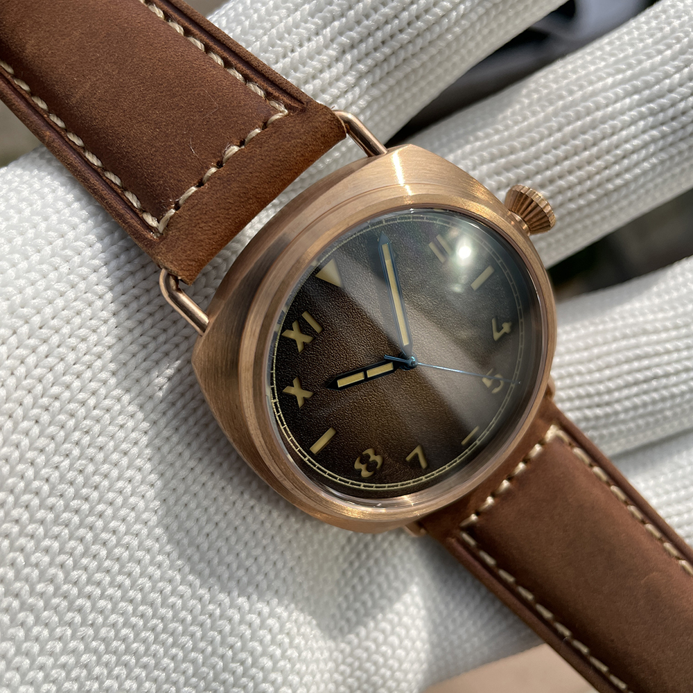 STEELFLIER SF760S Luxury Bronze Mechanical Watch NH35 Movt Sapphire Crystal Swiss Luminous 20Bar Waterproof Men Wristwatch