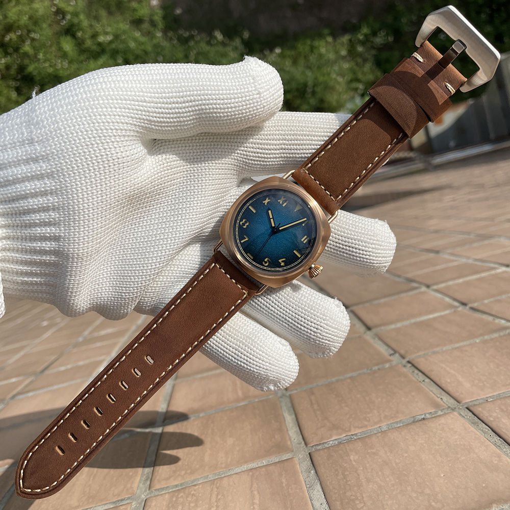 STEELFLIER SF760S Luxury Bronze Mechanical Watch NH35 Movt Sapphire Crystal Swiss Luminous 20Bar Waterproof Men Wristwatch