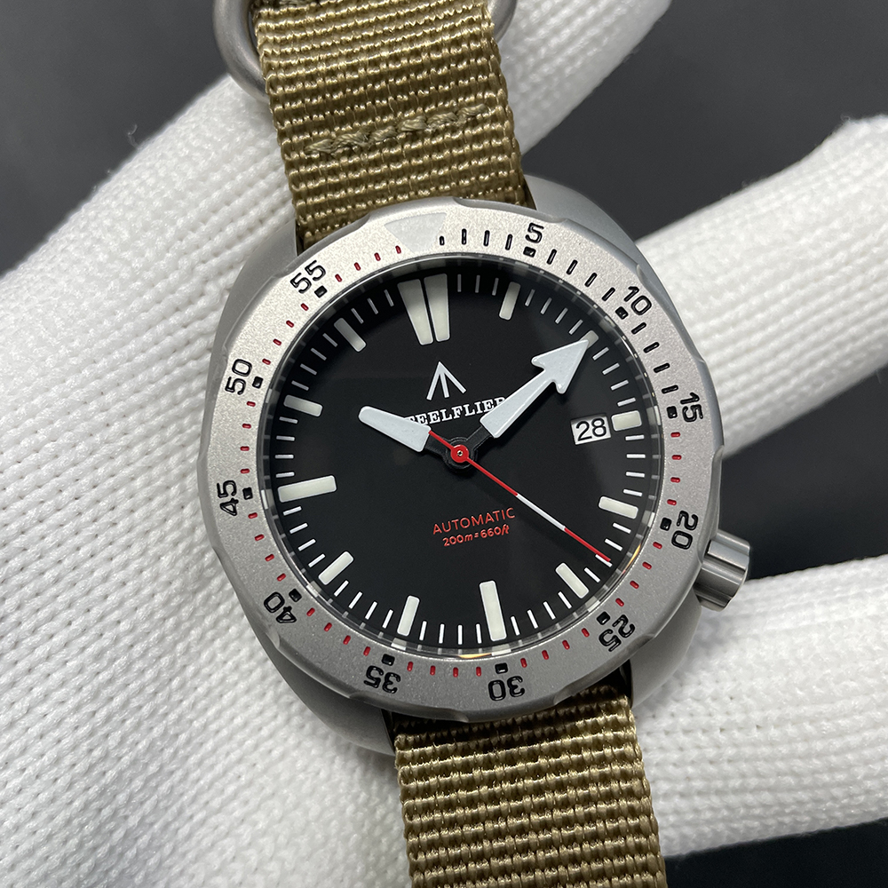 STEELFLIER Official SF757 Luxury Mechanical Dive Watch NH35 Movement Sapphire Crystal 20Bar Waterproof Super Luminous Wristwatch