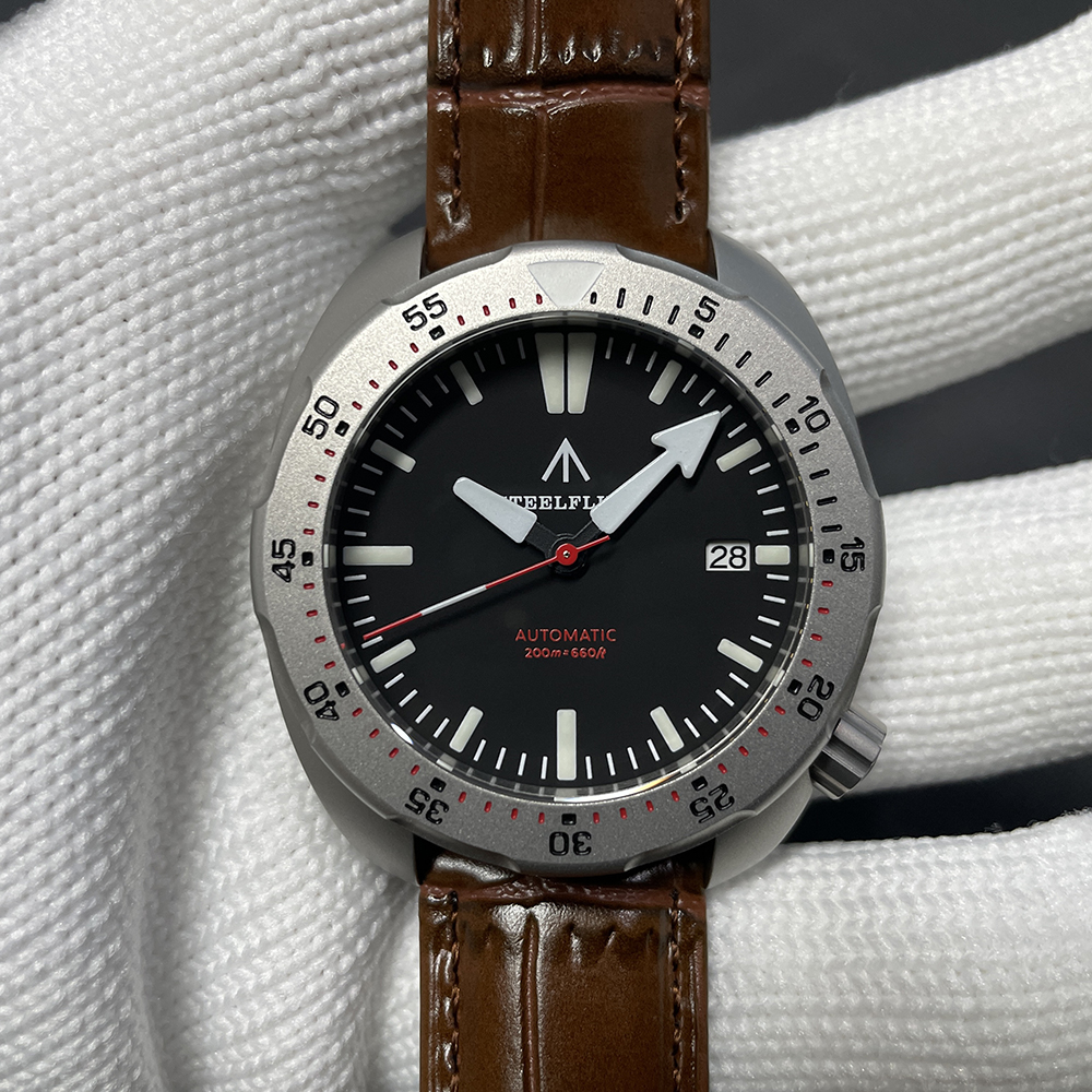 STEELFLIER Official SF757 Luxury Mechanical Dive Watch NH35 Movement Sapphire Crystal 20Bar Waterproof Super Luminous Wristwatch