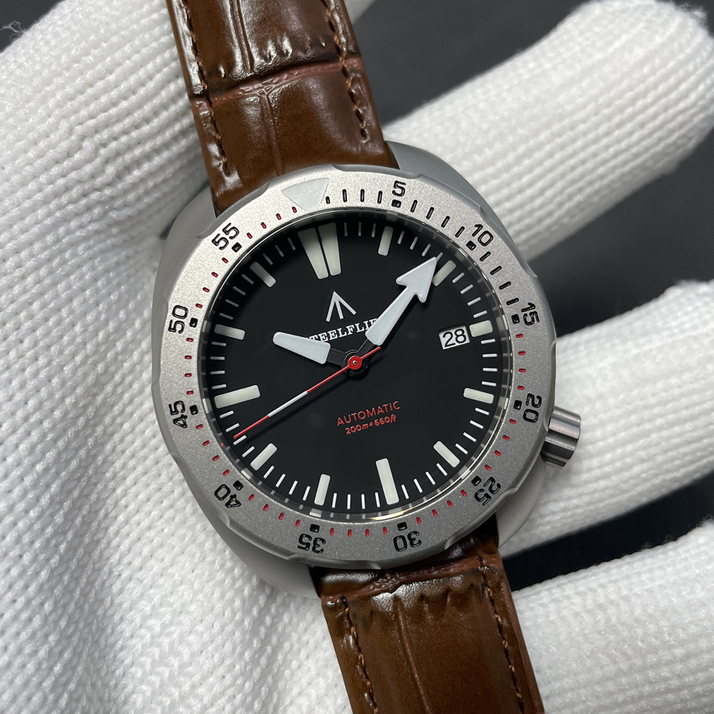 STEELFLIER Official SF757 Luxury Mechanical Dive Watch NH35 Movement Sapphire Crystal 20Bar Waterproof Super Luminous Wristwatch