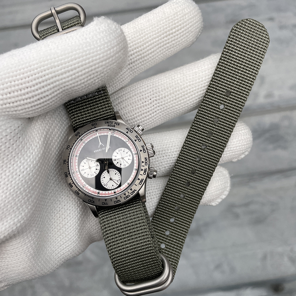 2026 STEELFLIER Official SF733 Quartz Watch 200M Waterproof BGW9 Luminous VK63 Mute Movement Men Wristwatch