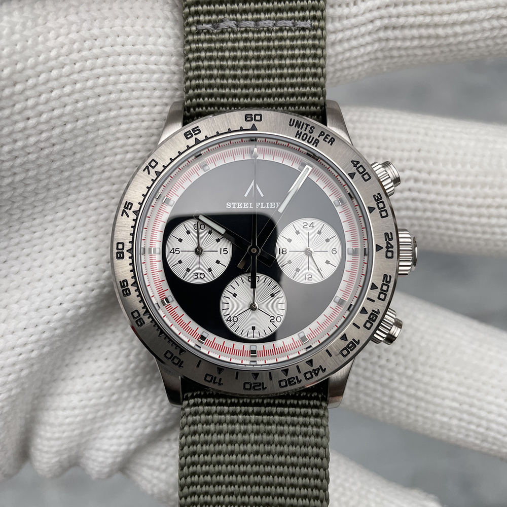 2026 STEELFLIER Official SF733 Quartz Watch 200M Waterproof BGW9 Luminous VK63 Mute Movement Men Wristwatch