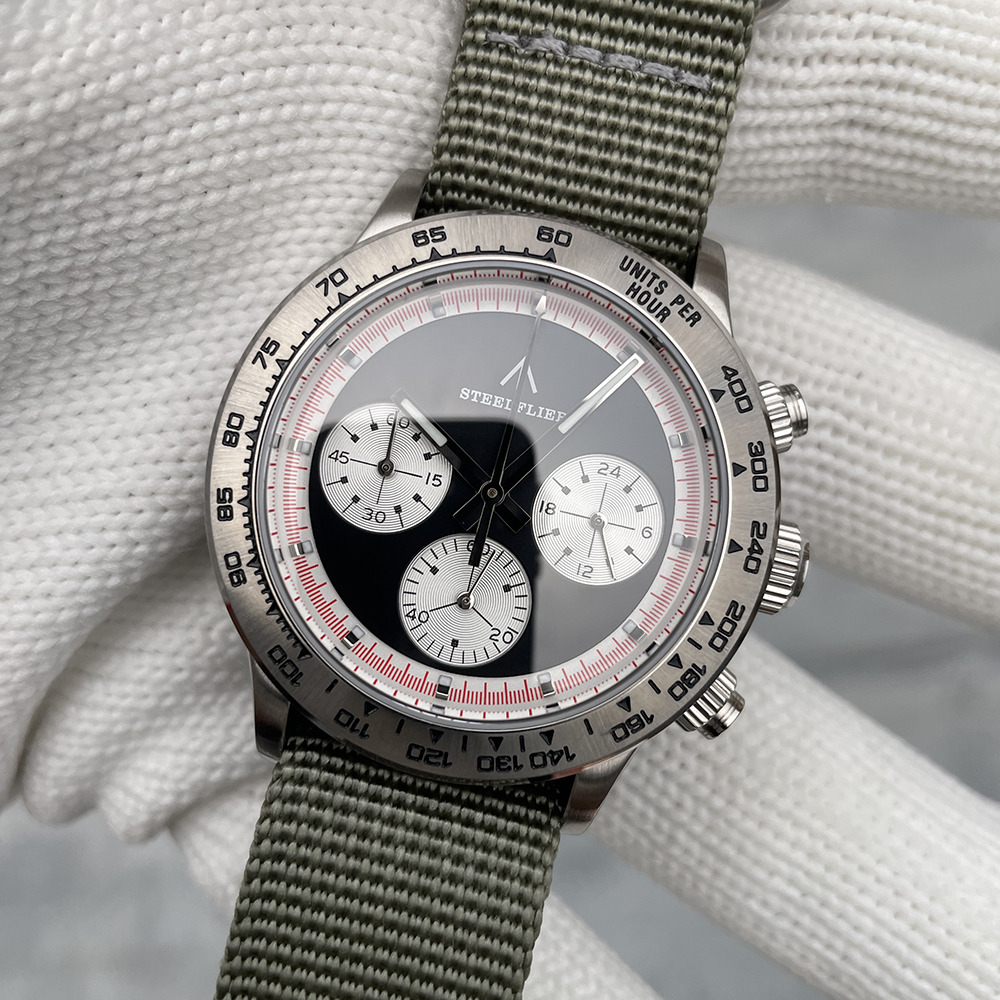 2026 STEELFLIER Official SF733 Quartz Watch 200M Waterproof BGW9 Luminous VK63 Mute Movement Men Wristwatch