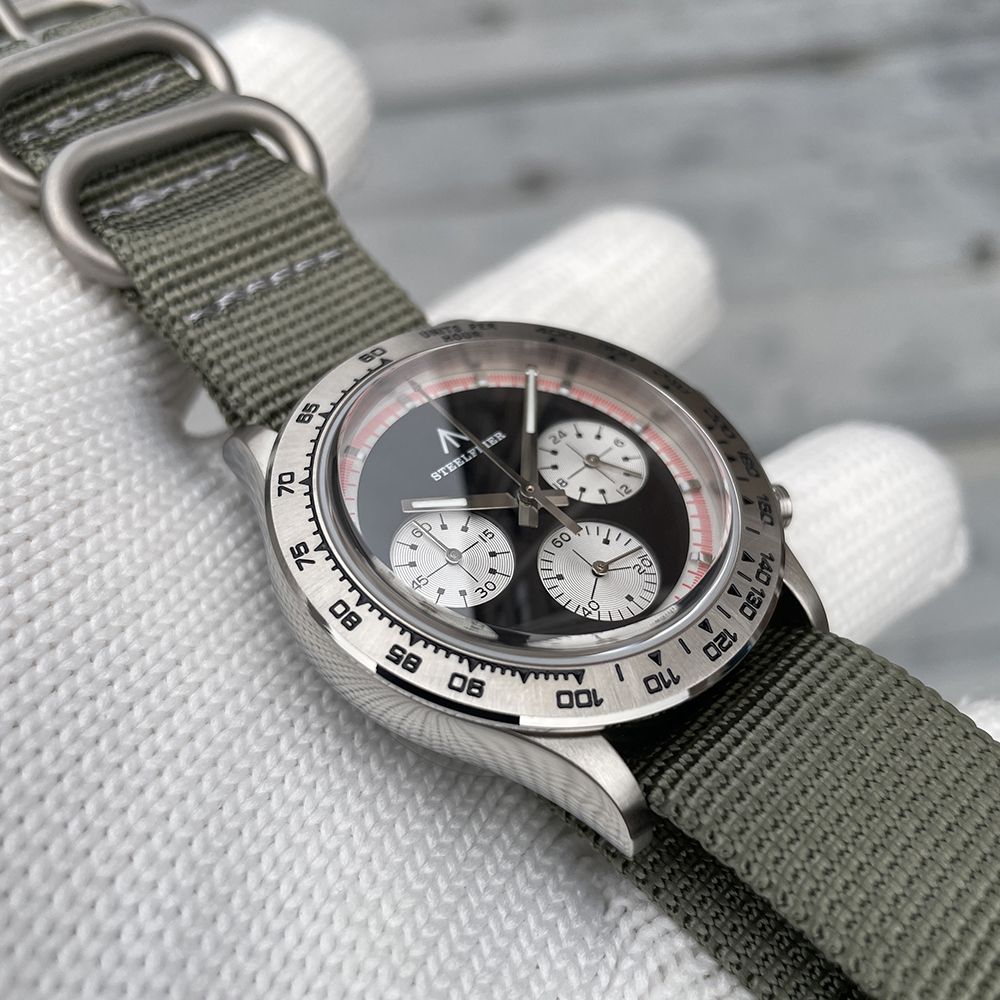 2026 STEELFLIER Official SF733 Quartz Watch 200M Waterproof BGW9 Luminous VK63 Mute Movement Men Wristwatch