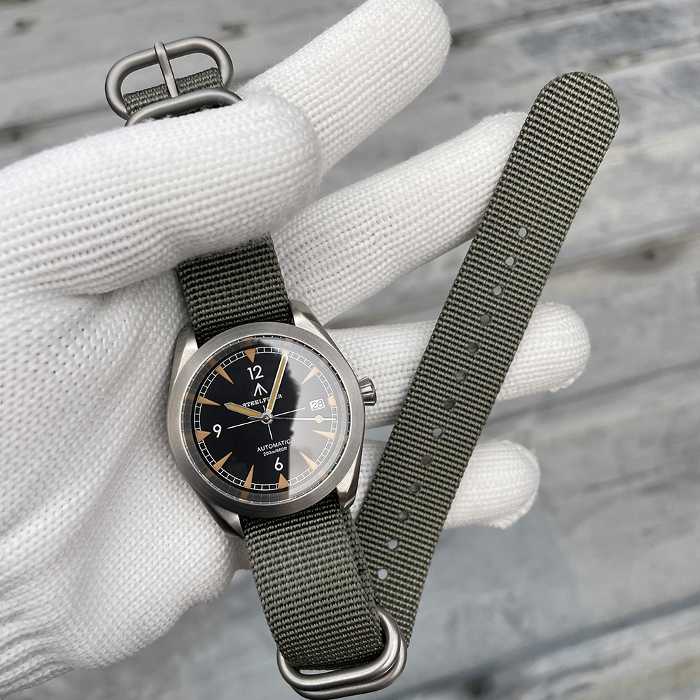 STEELFLIER SF751 Luxury Dive Watch NH35 Automatic Mechanical 200M Waterproof Super C3 Luminous 316L Stainless Steel