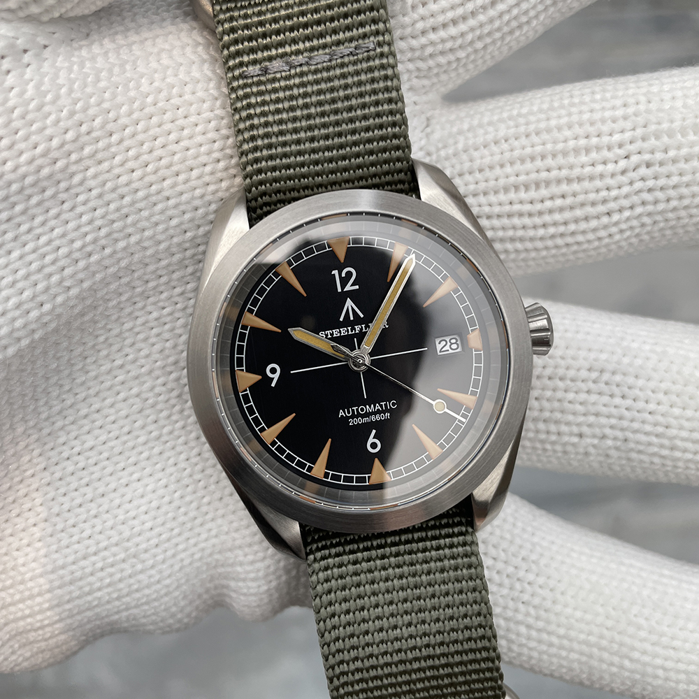 STEELFLIER SF751 Luxury Dive Watch NH35 Automatic Mechanical 200M Waterproof Super C3 Luminous 316L Stainless Steel
