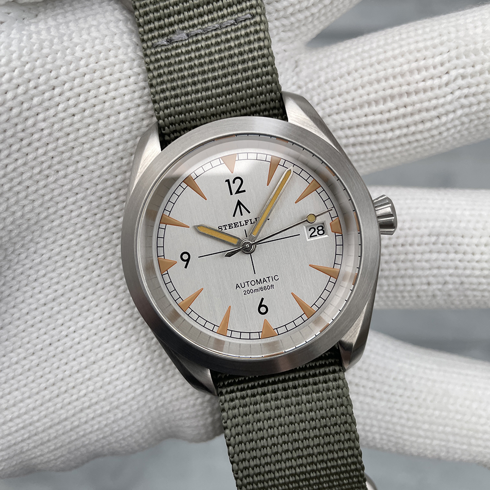 STEELFLIER SF751 Luxury Dive Watch NH35 Automatic Mechanical 200M Waterproof Super C3 Luminous 316L Stainless Steel