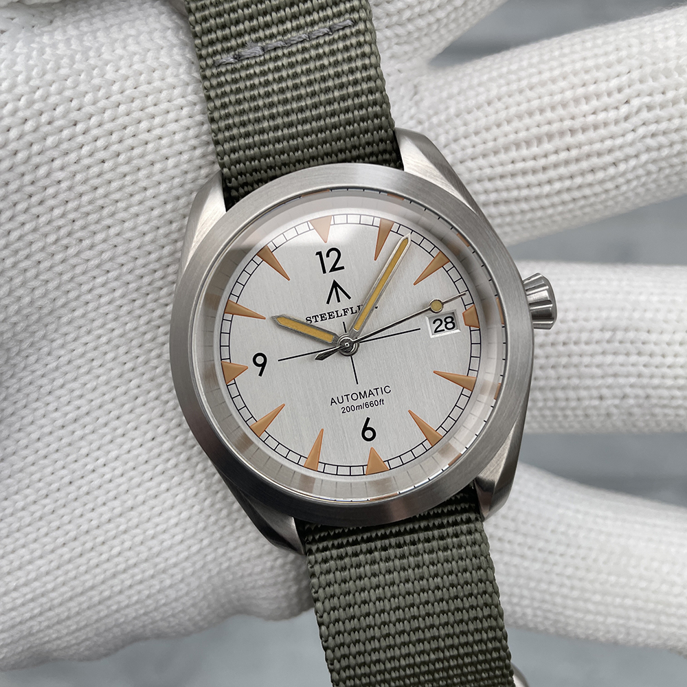 STEELFLIER SF751 Luxury Dive Watch NH35 Automatic Mechanical 200M Waterproof Super C3 Luminous 316L Stainless Steel