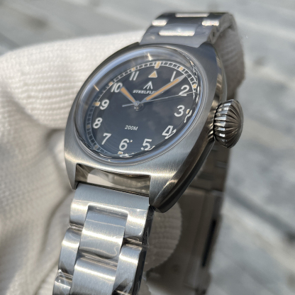 STEELFLIER Official SF745 Luxury Quartz Wristwatch Unisex 36MM Case Swiss Luminous VH31 Mute Movement 200M Waterproof Dive Watch