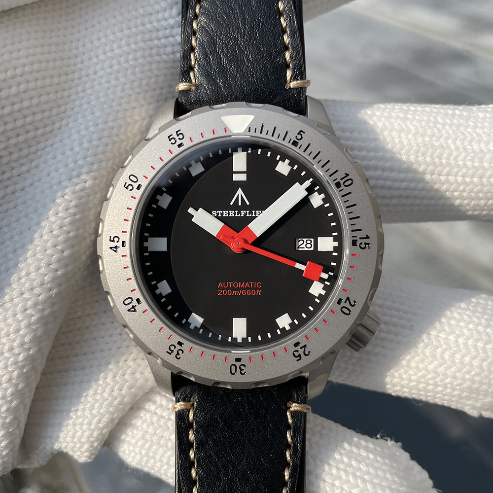 STEELFLIER Official SF752 Fashion Mechanical Wristwatch NH35 Movement Super BGW9 Luminous 20Bar Waterproof Luxury Dive Watches