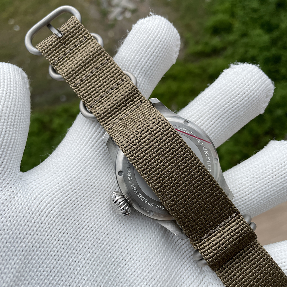 STEELFLIER Official SF743 Quartz Pilot Big Onion Crown Swiss Luminous VH31 20Bar Waterproof Sapphire Crystal Luxury Dive Watch