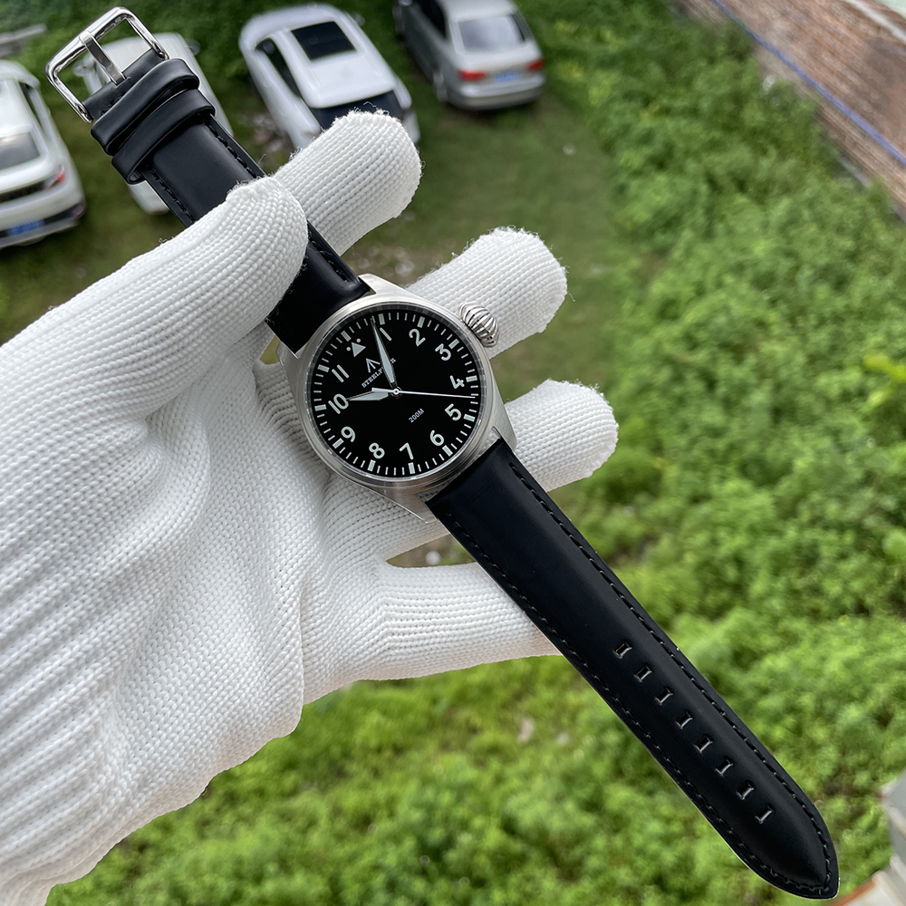 STEELFLIER Official SF743 Quartz Pilot Big Onion Crown Swiss Luminous VH31 20Bar Waterproof Sapphire Crystal Luxury Dive Watch