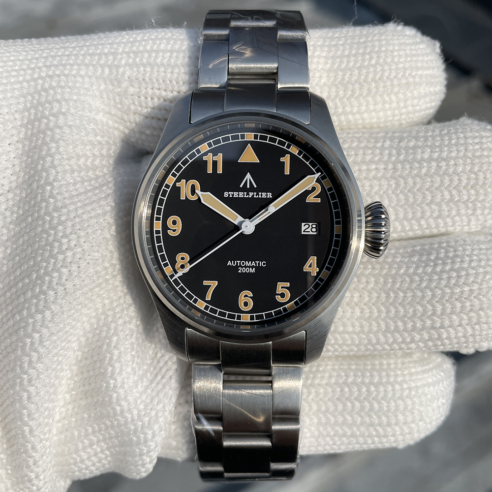 STEELFLIER Official SF750A Men's Automatic Mechanical Watch NH35 Movement Sapphire Crystal 20Bar Waterproof Luminous Dive Watch