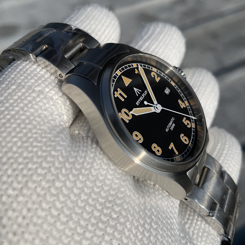 STEELFLIER Official SF750A Men's Automatic Mechanical Watch NH35 Movement Sapphire Crystal 20Bar Waterproof Luminous Dive Watch