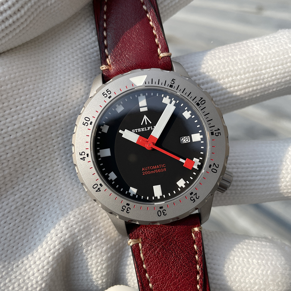 STEELFLIER Official SF752 Fashion Mechanical Wristwatch NH35 Movement Super BGW9 Luminous 20Bar Waterproof Luxury Dive Watches