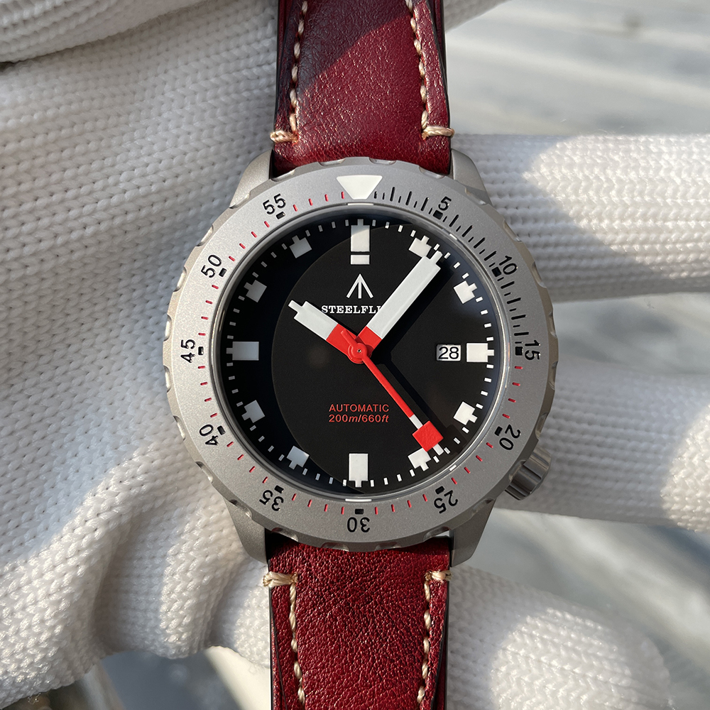 STEELFLIER Official SF752 Fashion Mechanical Wristwatch NH35 Movement Super BGW9 Luminous 20Bar Waterproof Luxury Dive Watches