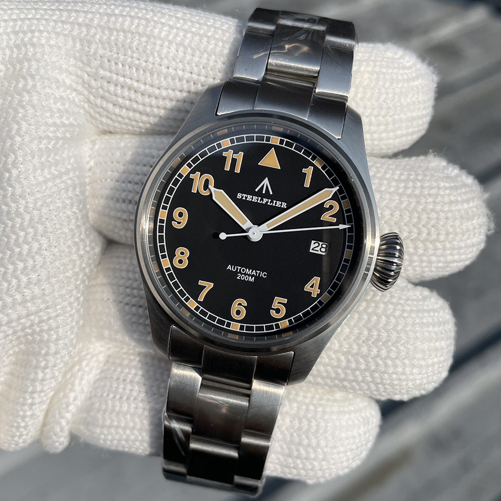 STEELFLIER Official SF750A Men's Automatic Mechanical Watch NH35 Movement Sapphire Crystal 20Bar Waterproof Luminous Dive Watch