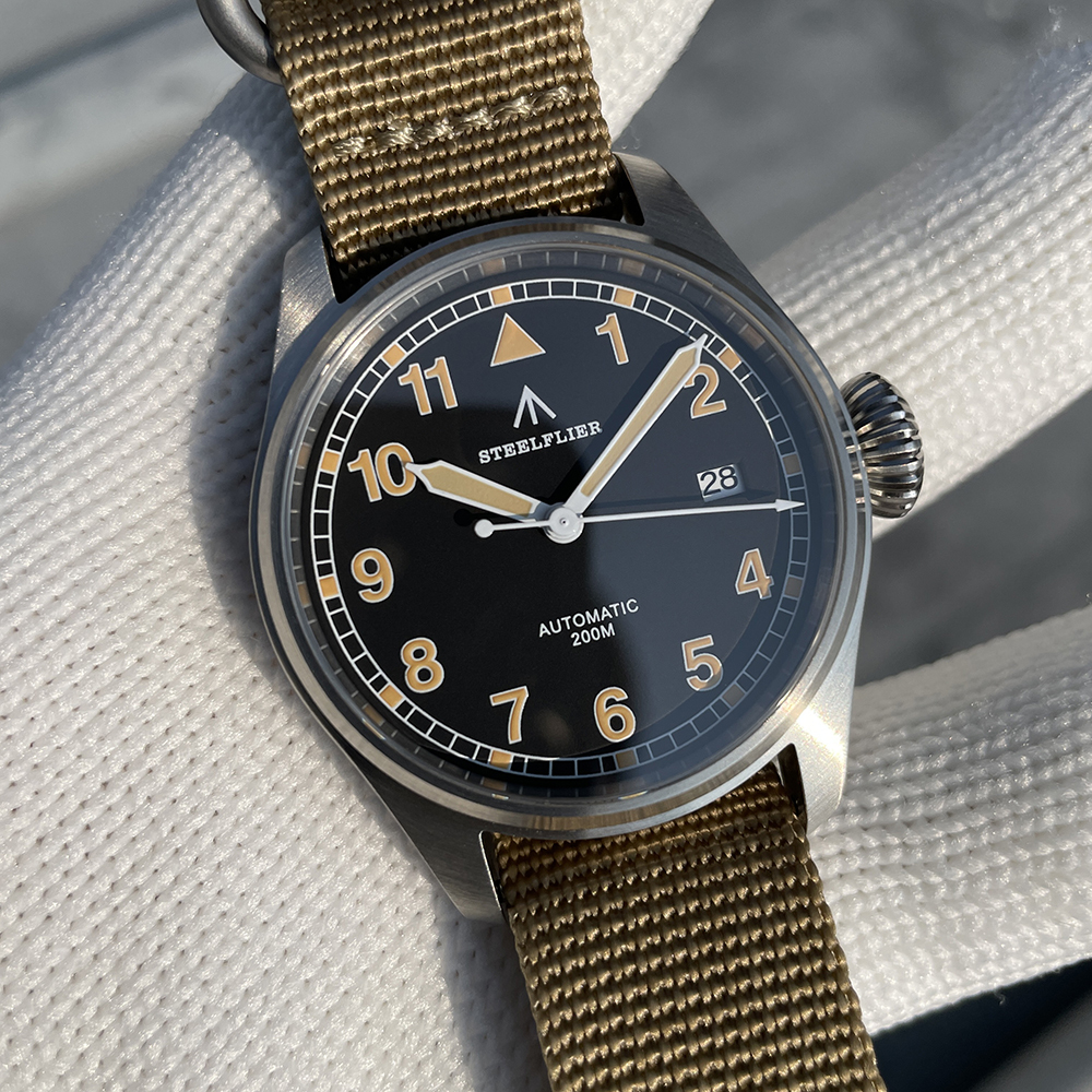 STEELFLIER Official SF750A Men's Automatic Mechanical Watch NH35 Movement Sapphire Crystal 20Bar Waterproof Luminous Dive Watch