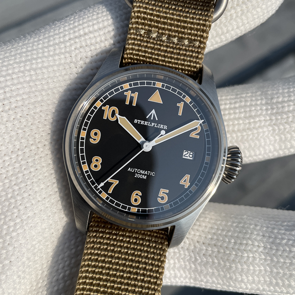 STEELFLIER Official SF750A Men's Automatic Mechanical Watch NH35 Movement Sapphire Crystal 20Bar Waterproof Luminous Dive Watch