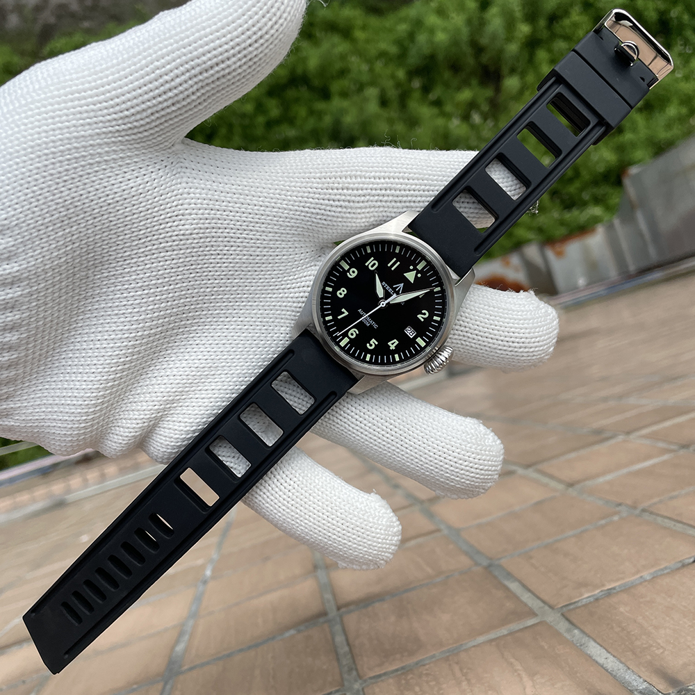 STEELFLIER SF750 Men's Automatic Mechanical Watch NH35 Movement Sapphire Crystal Swiss Luminous 200M Waterproof 316L Stainless Steel Luxury Pilot Watch