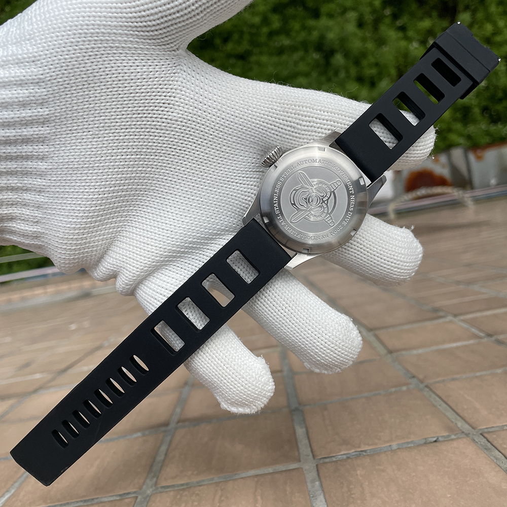 STEELFLIER SF750 Men's Automatic Mechanical Watch NH35 Movement Sapphire Crystal Swiss Luminous 200M Waterproof 316L Stainless Steel Luxury Pilot Watch