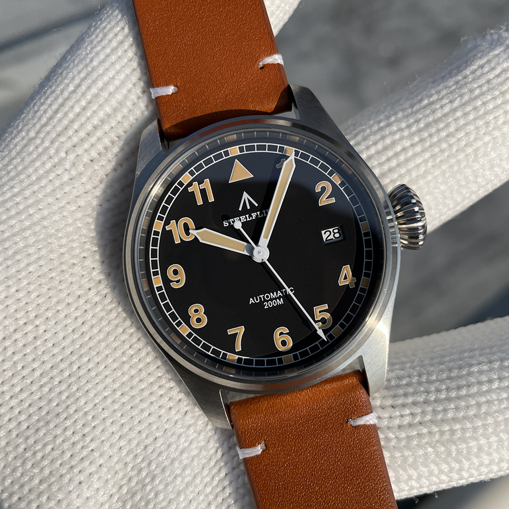 STEELFLIER Official SF750A Men's Automatic Mechanical Watch NH35 Movement Sapphire Crystal 20Bar Waterproof Luminous Dive Watch