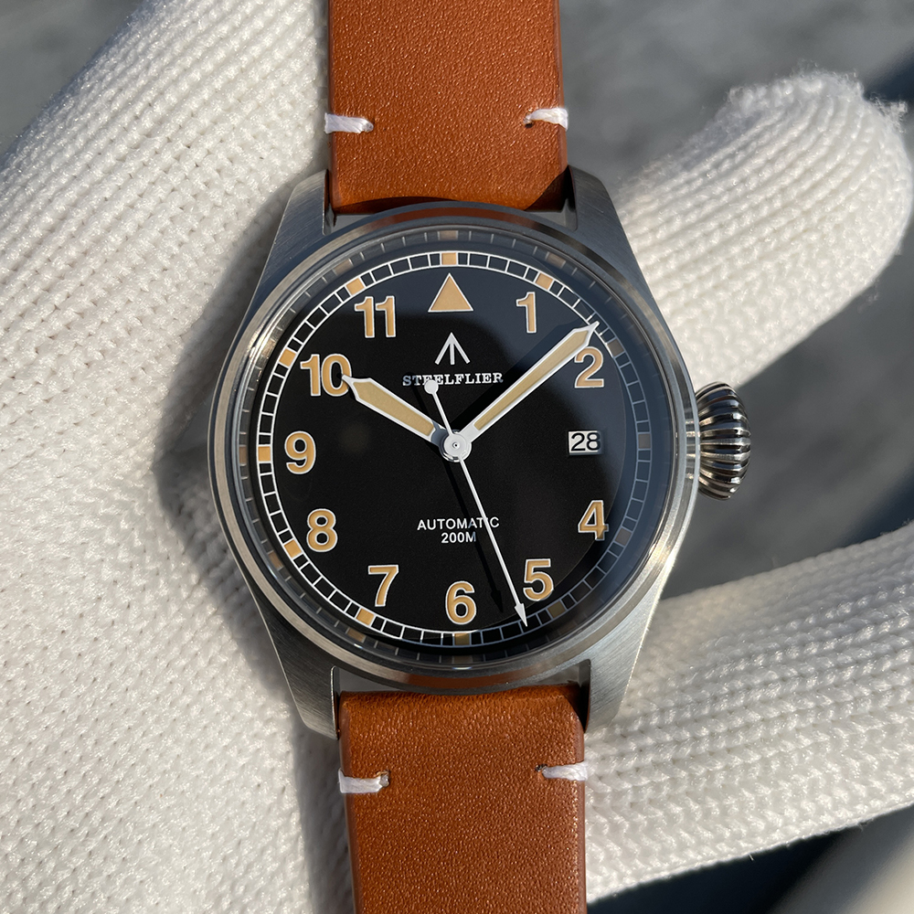 STEELFLIER Official SF750A Men's Automatic Mechanical Watch NH35 Movement Sapphire Crystal 20Bar Waterproof Luminous Dive Watch