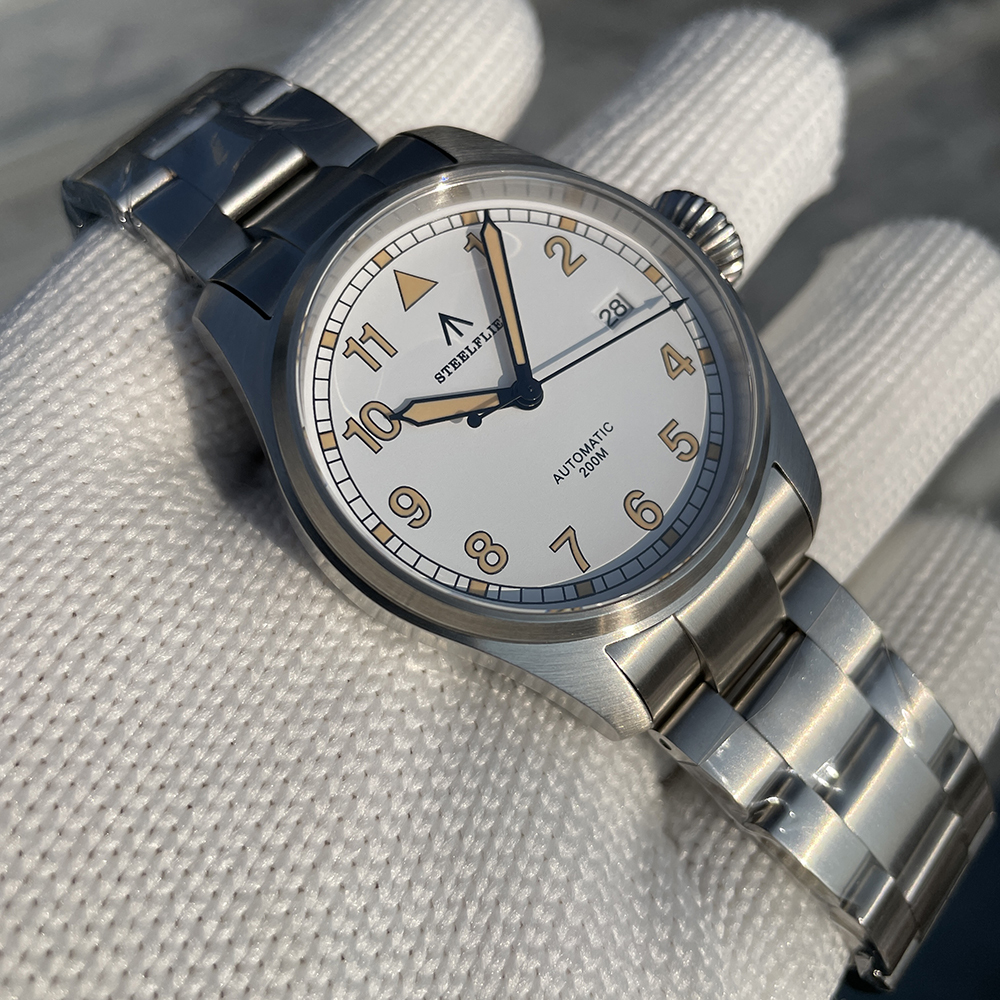 STEELFLIER Official SF750A Men's Automatic Mechanical Watch NH35 Movement Sapphire Crystal 20Bar Waterproof Luminous Dive Watch