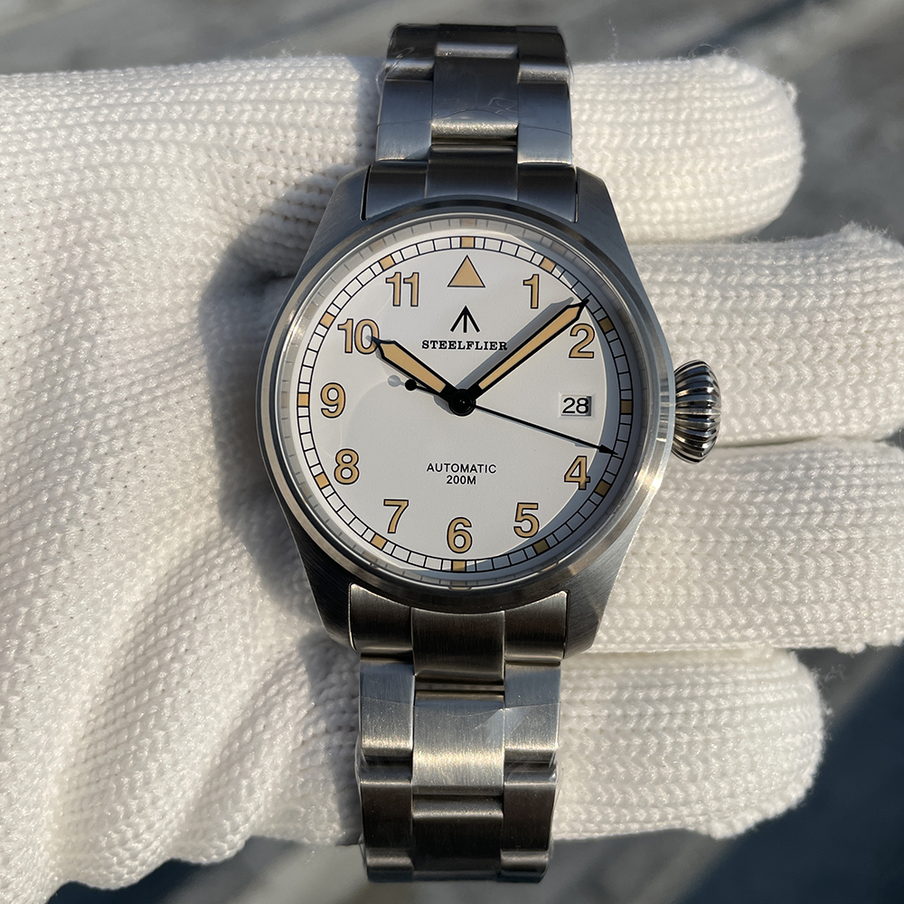 STEELFLIER Official SF750A Men's Automatic Mechanical Watch NH35 Movement Sapphire Crystal 20Bar Waterproof Luminous Dive Watch