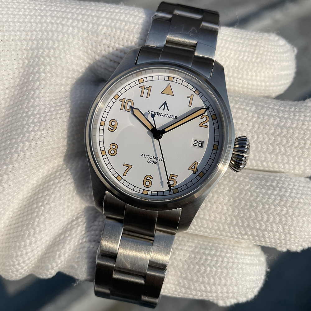 STEELFLIER Official SF750A Men's Automatic Mechanical Watch NH35 Movement Sapphire Crystal 20Bar Waterproof Luminous Dive Watch