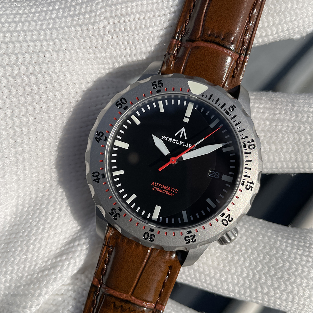 STEELFLIER Official SF755 NEW Luxury Mechanical Luminous Wristwatch NH35 Movt 200M Waterproof Stainless Steel Bezel Dive Watches