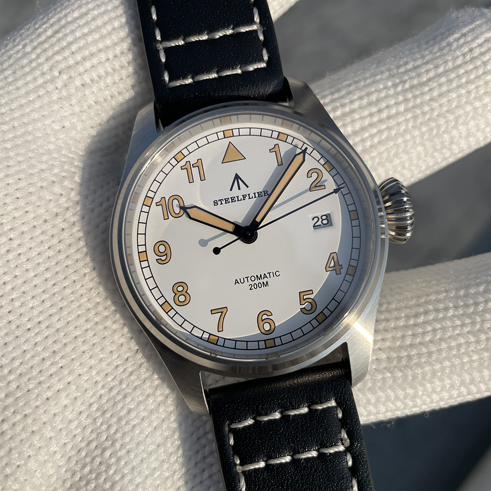 STEELFLIER Official SF750A Men's Automatic Mechanical Watch NH35 Movement Sapphire Crystal 20Bar Waterproof Luminous Dive Watch