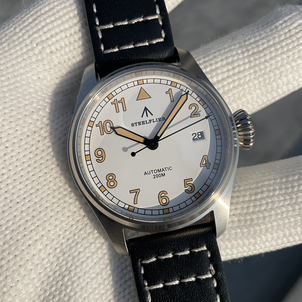 STEELFLIER Official SF750A Men's Automatic Mechanical Watch NH35 Movement Sapphire Crystal 20Bar Waterproof Luminous Dive Watch