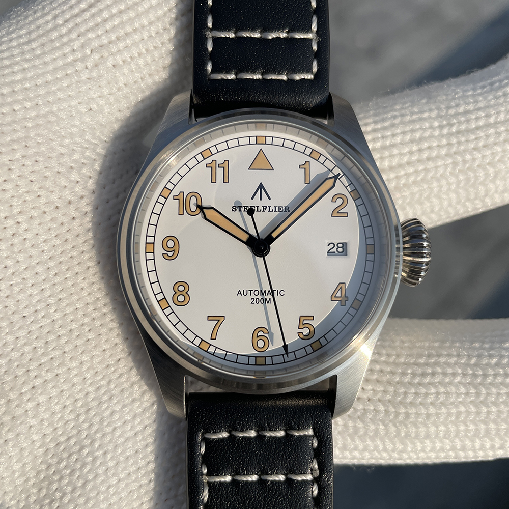 STEELFLIER Official SF750A Men's Automatic Mechanical Watch NH35 Movement Sapphire Crystal 20Bar Waterproof Luminous Dive Watch