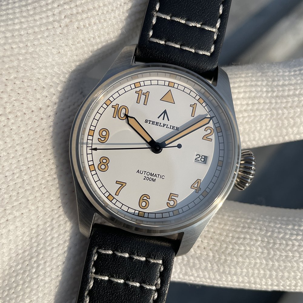 STEELFLIER Official SF750A Men's Automatic Mechanical Watch NH35 Movement Sapphire Crystal 20Bar Waterproof Luminous Dive Watch