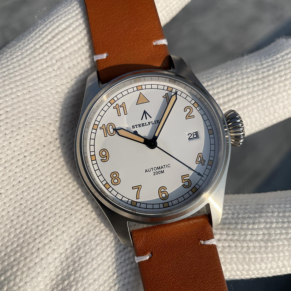 STEELFLIER Official SF750A Men's Automatic Mechanical Watch NH35 Movement Sapphire Crystal 20Bar Waterproof Luminous Dive Watch