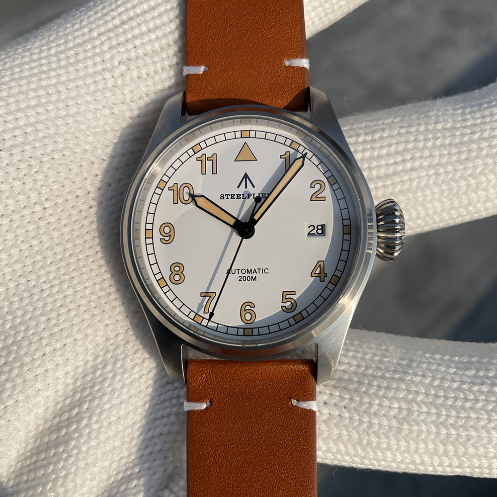 STEELFLIER Official SF750A Men's Automatic Mechanical Watch NH35 Movement Sapphire Crystal 20Bar Waterproof Luminous Dive Watch