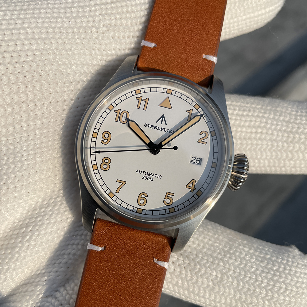 STEELFLIER Official SF750A Men's Automatic Mechanical Watch NH35 Movement Sapphire Crystal 20Bar Waterproof Luminous Dive Watch